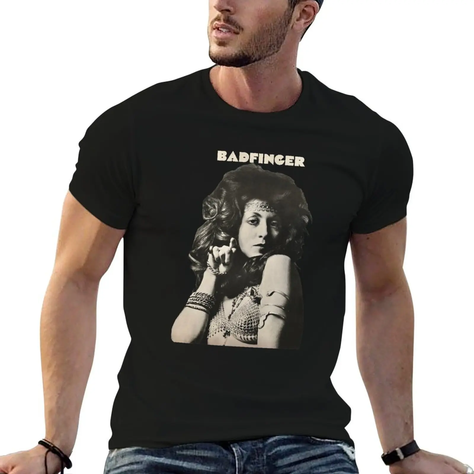 Badfinger Airwaves T-Shirt Trendy Casual Short Sleeve Shirt