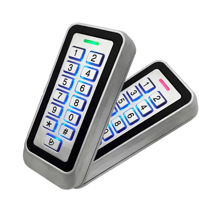 Keyboard Pengendali Akses Pintu Kantor Mandiri Logam TK4001 EM4100 125KHz ID Anti Benturan/Anti Pukulan/Tahan Debu