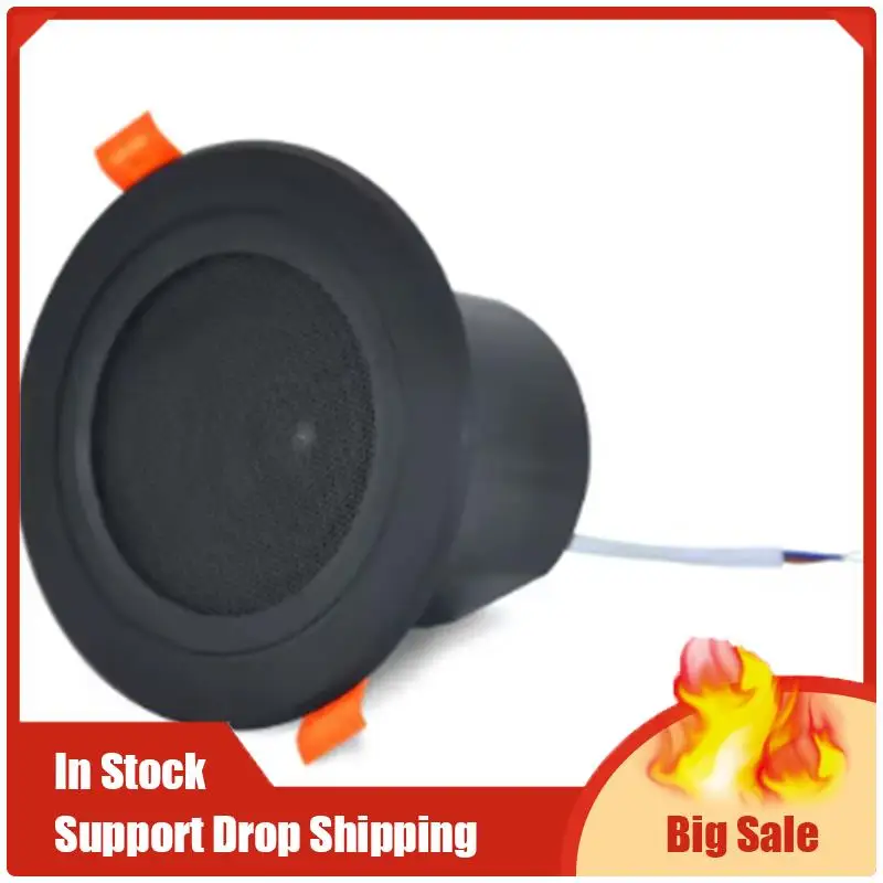 Лучшие предложения 3-дюймовый потолочный домашний динамик, вилка, кухня, ванная комната, 10 Вт, влагостойкий, полнодиапазонный музыкальный динамик, полнодиапазонный музыкальный динамик