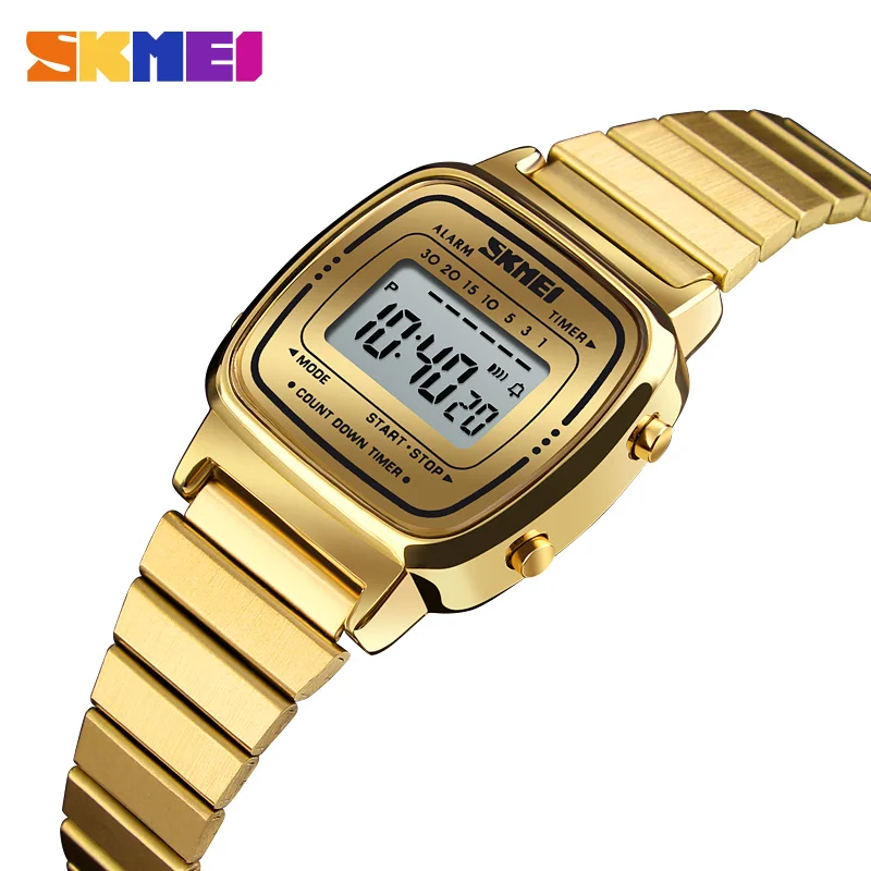 SKMEI 1901 Elegant Electronic Watches for Woman Calendar Alarm Clock Countdown Business Fashion Ladies Digital Watch reloj mujer