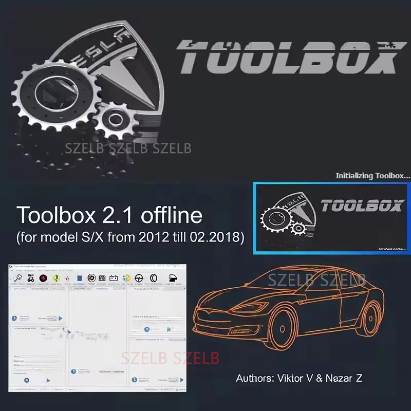 Toolbox Diagnostic Software For Tesla Toolbox 2.1 Toolbox 3 Model X S Fix A Tesla Car Detection before 2022.8 Fakra cable needed