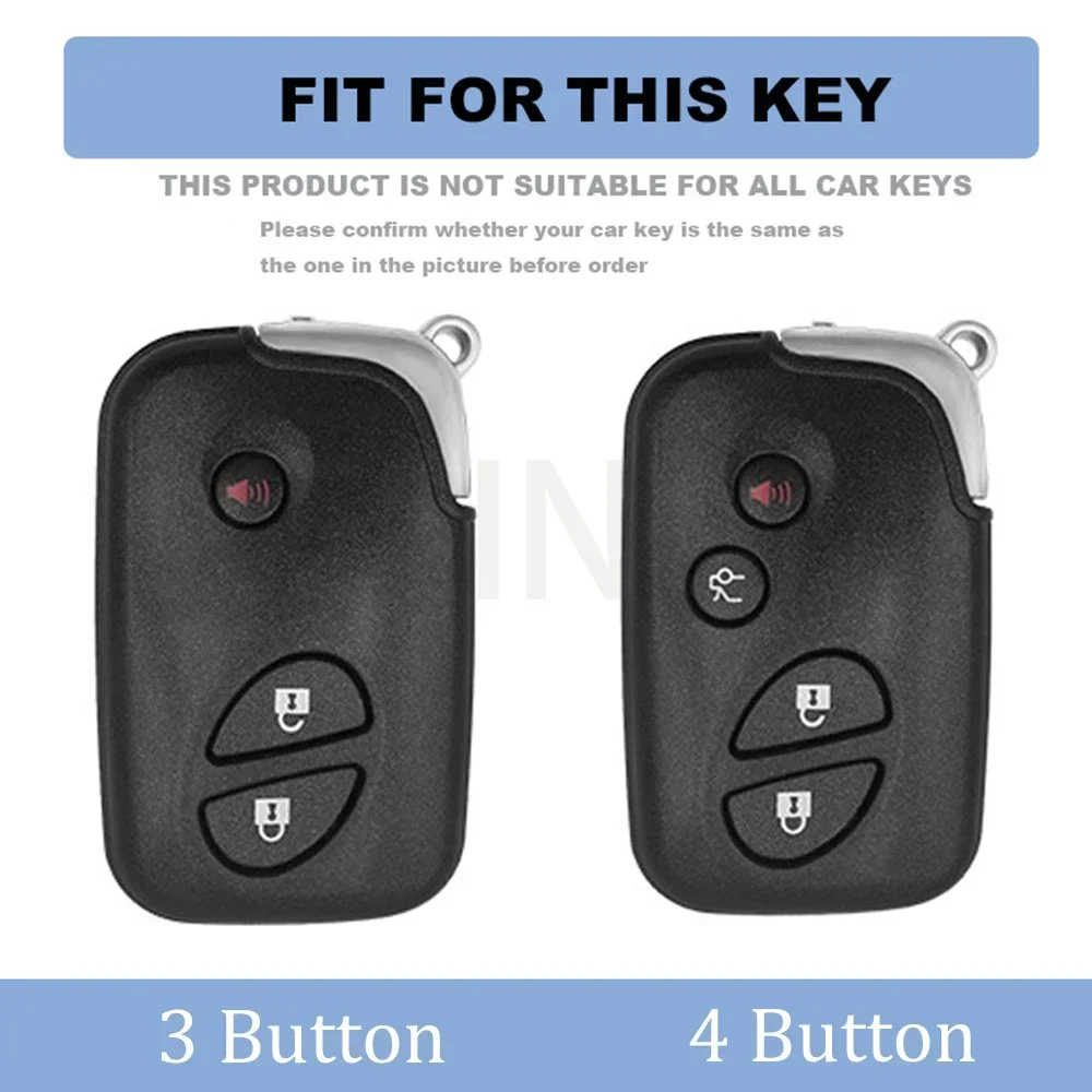 Shell Keyless ProtectorFor Lexus LX570 IS350 GS430 GS300 RX350 ES350 IS250 GX460 GS450h GX460 Car Key Fob Cover Fob Fit TPU