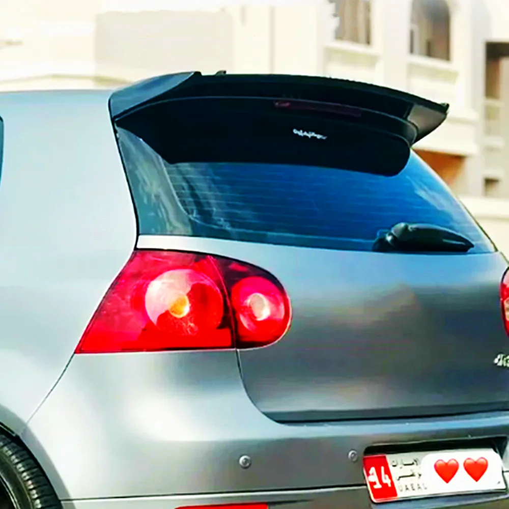 ل VW Volkswagen Golf 5 MK5 GTI R32 2004 05 06 07 08 09 السقف الخلفي غطاء صندوق السيارة أجنحة المفسد ضبط السيارة الخارجي اكسسوارات جزء