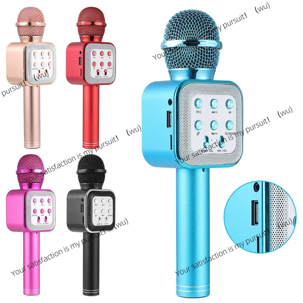 ZOCI-Mini Wireless Microphone for Smartphone Consumer Electronics Speakers Handheld Karaoke Condenser Speaker Home Ktv Player