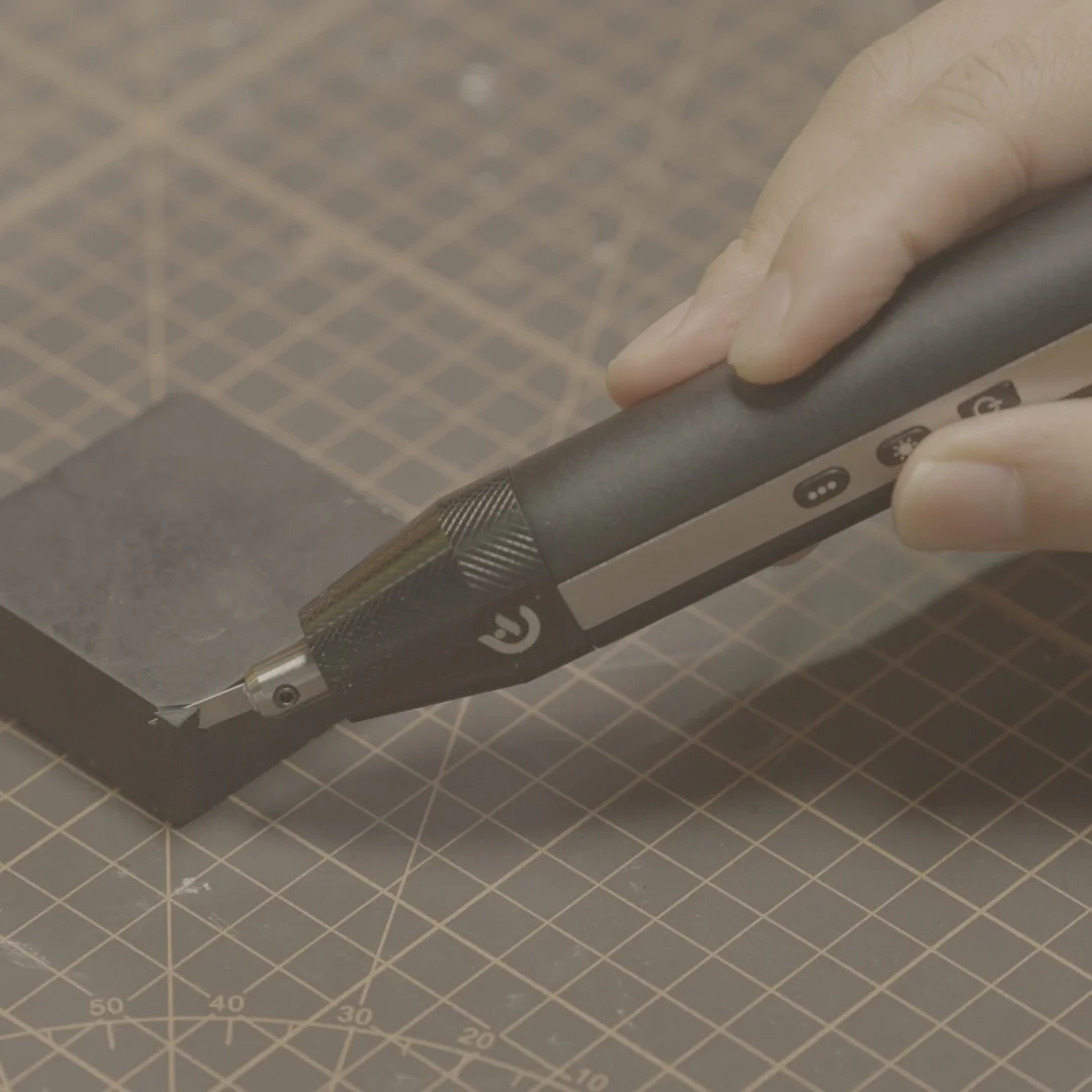 

Hanboost Portable Ultrasonic Cutter with Replaceable Blades - Ideal for 3D Print Edge Debur, DIY Handcraft Cutting