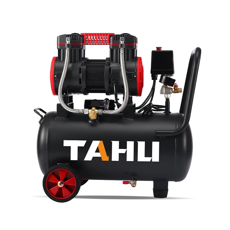 

TAHU Oil Free Air Compressor 30 Liter Low Noise Oil Free Silent Air Compressor 30l 2880 Rpm 1580w 2.1hp 220V