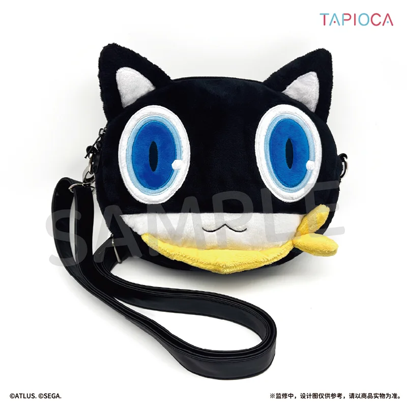 

Сумка-итабэг TAPIOCA Persona 5 Royal с кошачьими ушками Морганы, прозрачным окном, через плечо, для фанатов аниме и игр, косплея, повседневного использования