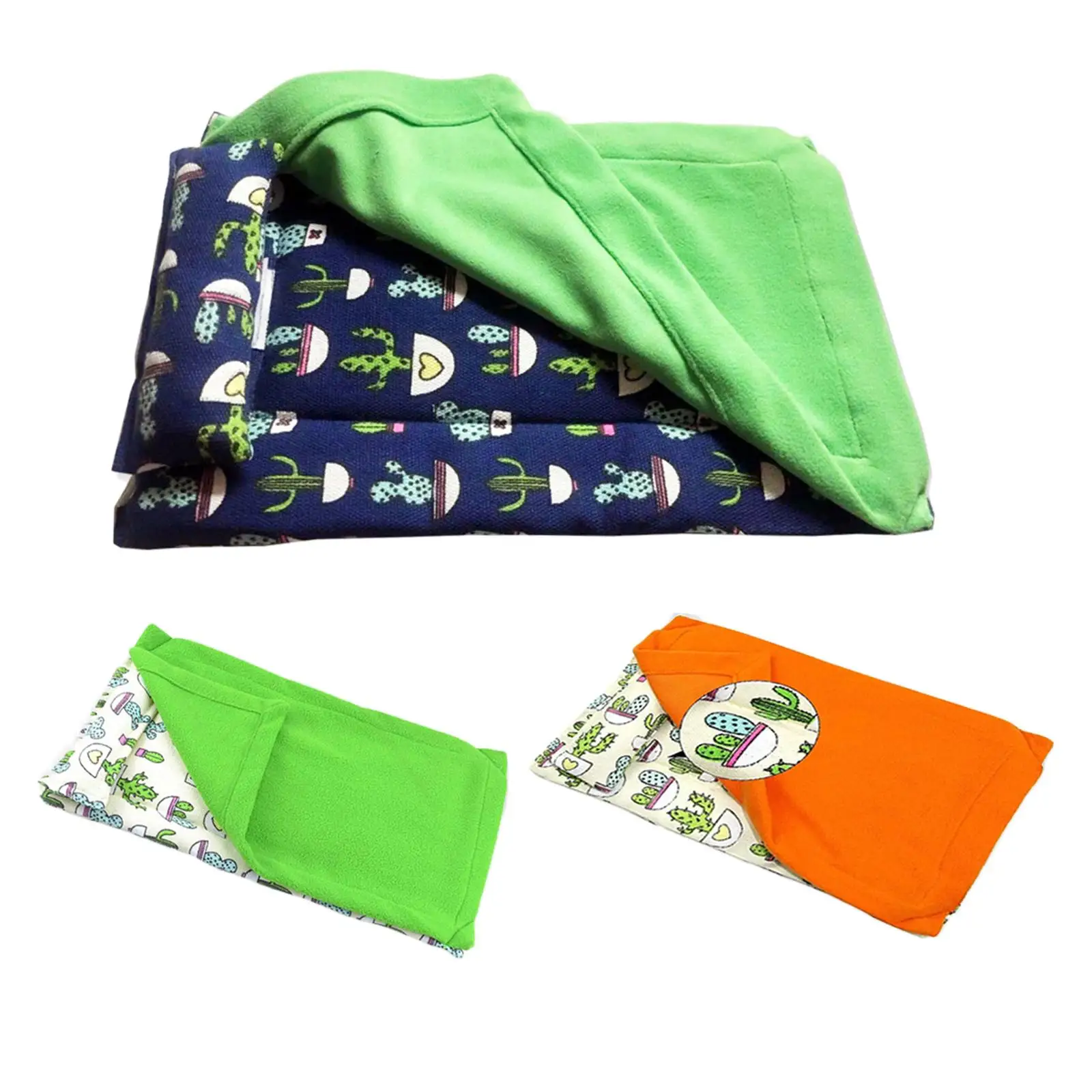 Sleeping Bag with Pillow and Blanket Bearded Dragon Reptile Cactus Print