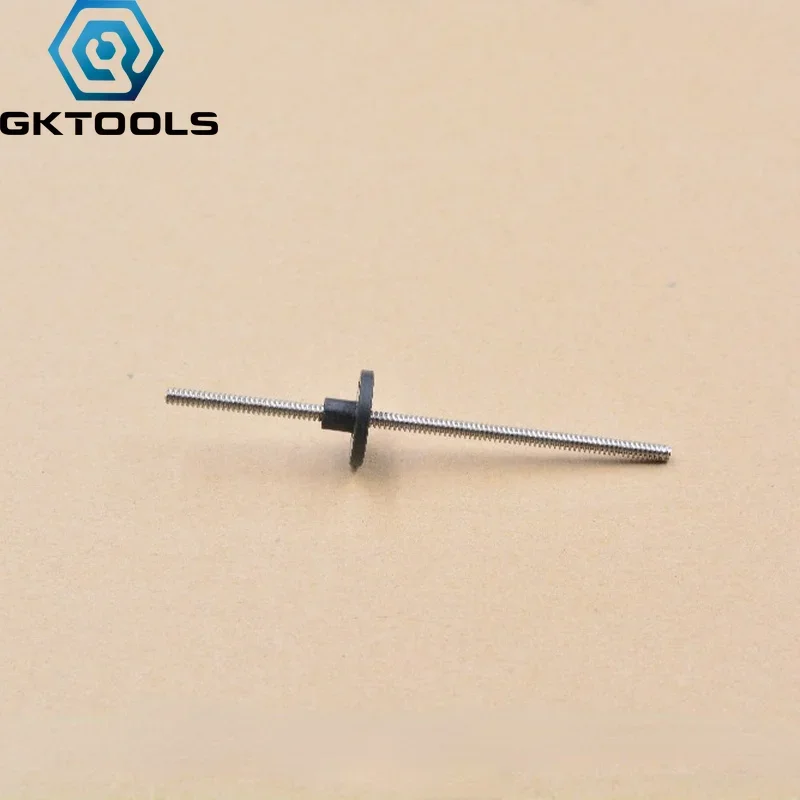 T3.5 3.5mm screw length 100mm lead 2.4mm 0.61mm 2mm 304 stainless steel trapezoidal  with POM nut