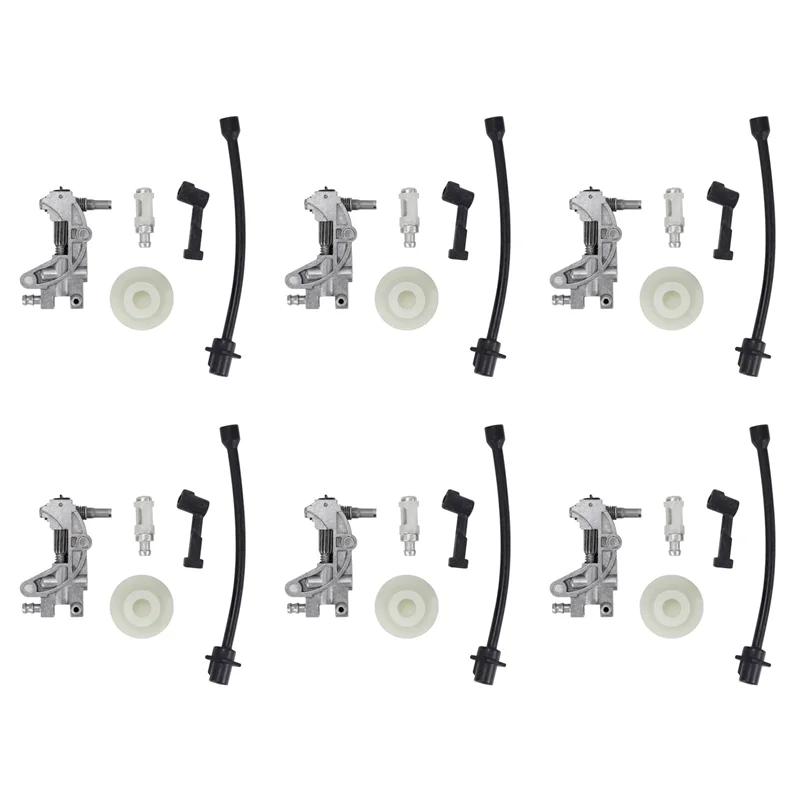 A7THK-30Pcs Oil Pump Filter Pipe Hose Line Oil Nozzle Turbine Kit For 4500 5200 5800 45CC 52CC 58CC Chainsaw Spare