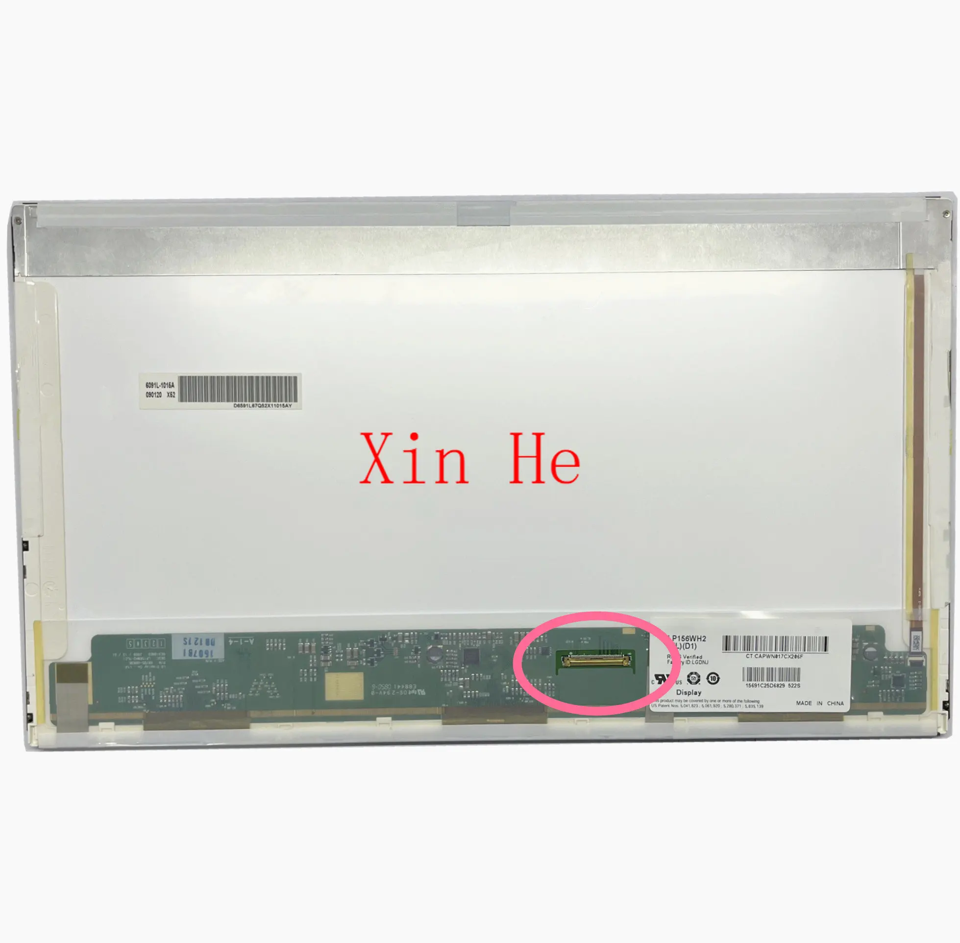Fit B156xw02 V.0 V.1 Ltn156at03 Lp156wh2-tlc1 40 N156b6-l04 Laptop Tela Lcd 1366*768 Lvds Pinos de Conexão Direita Lp156wh2-tld1