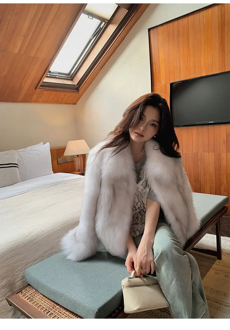 Sztuczne futro do płaszcza, płaszcze damskie, haftowane, wydłużone, codzienne, dla żony, premium, kardigan, łączone, kawowe, bez kołnierzyka, ze sznurkiem, wełniane, slim