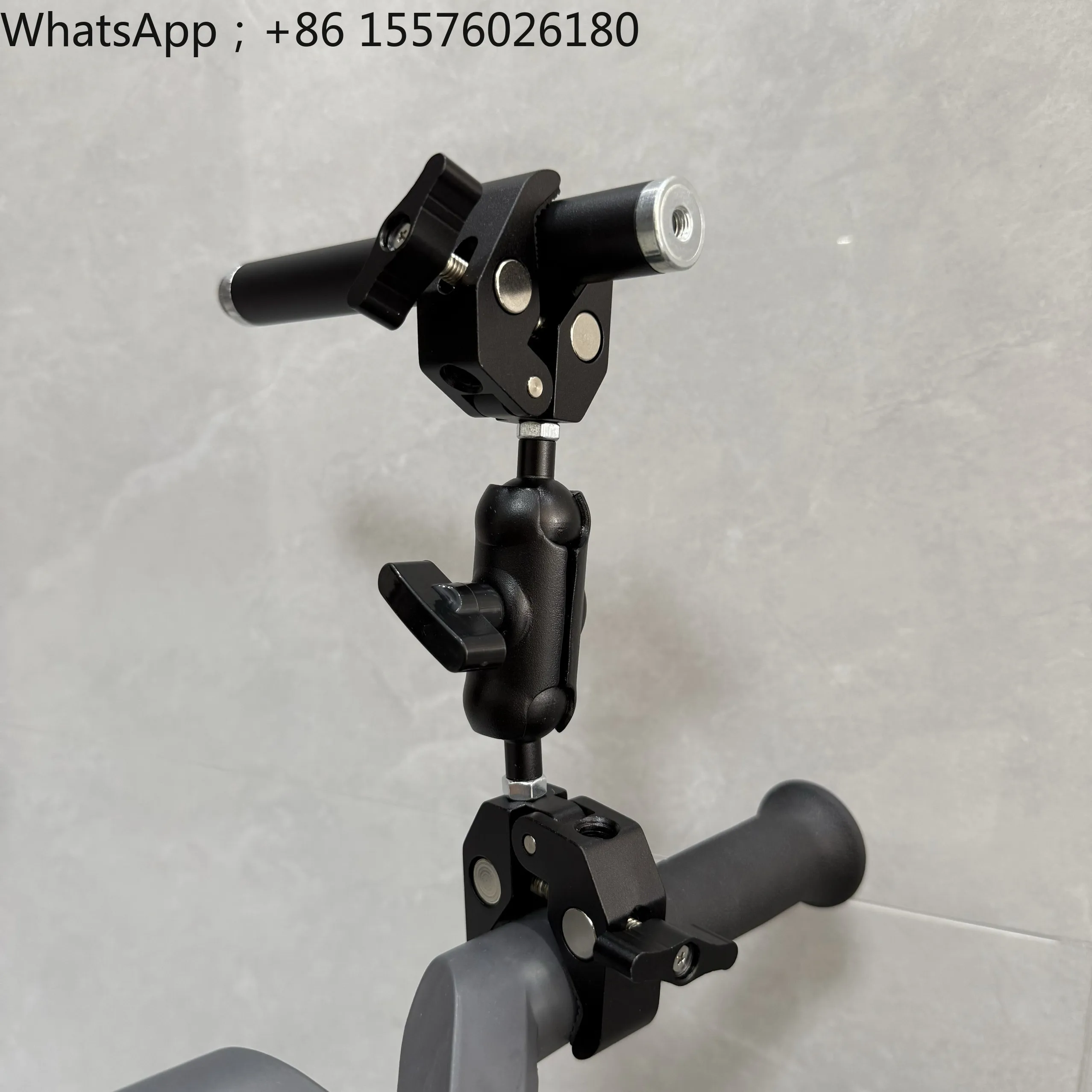 360-degree Rotating Phone Stand Accessories, Bicycle Handlebar Fixing Clip, Selfie Stick