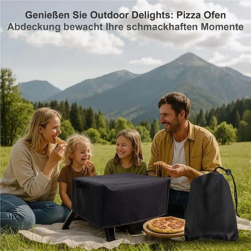 

Oven Protective Cover Tearproof Waterproof Dustproof UV Resistant Cover for Outdoor Patio Camping Cooking Ovens