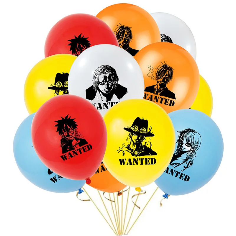 

Anime One Piece Foil Balloon 1 Piece Anime Character Luffy Zoro Chopper Cartoon Balloon Children Birthday Party Decoration