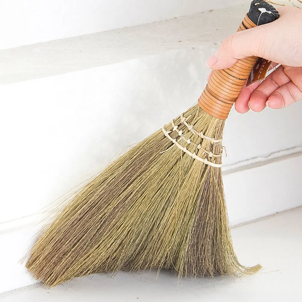 

Household Dust Brush Small Wood Cleaning Broom Desktop Manual Sweeping Brush for Office Kitchen Table Surface Dust Removal
