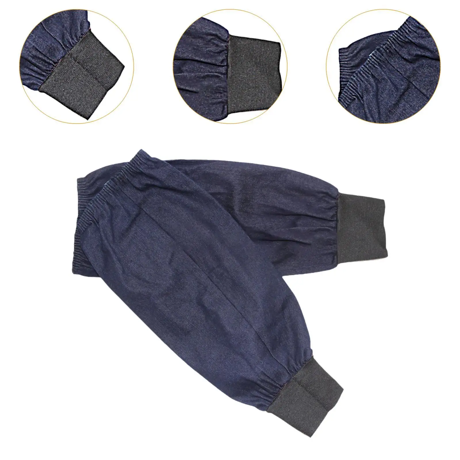 Extended Cloth Welding Sleeves Arm Protection Flame Resistant Fabric Guard for Industrial Welder Safety Use