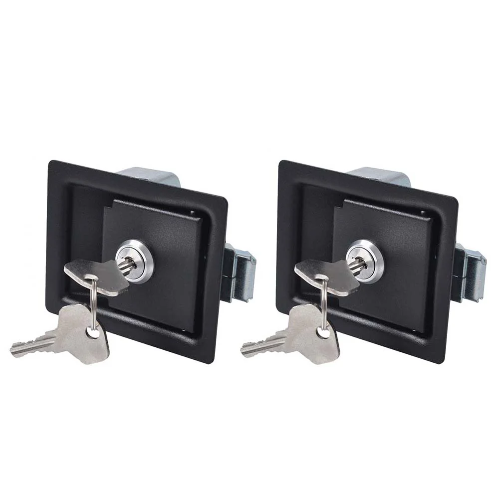 2 PCS Trailer Door Padlock Car Accessory Security Accessories Locks Anti-theft Paddle Hook Travel