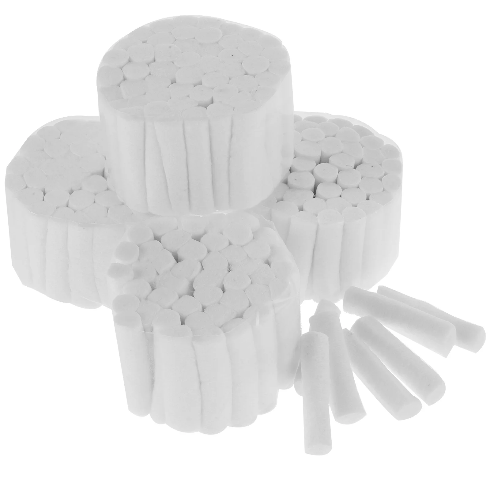 

200Pcs Cotton Rolls for Lips Tattooing Disposable Dry Wet Use Flexible Absorbent Fluid Control Nosebleed Makeup Removal Toning