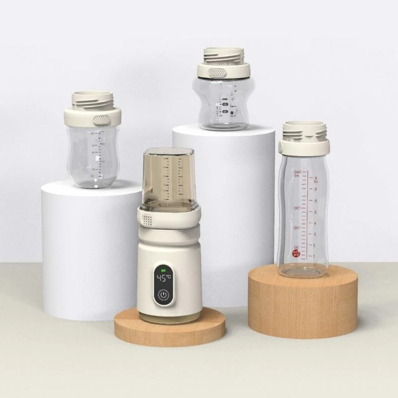 23GD безопасность для путешествий молоко теплее бутылка теплее / адаптер ЖК -дисплей детского молока теплее