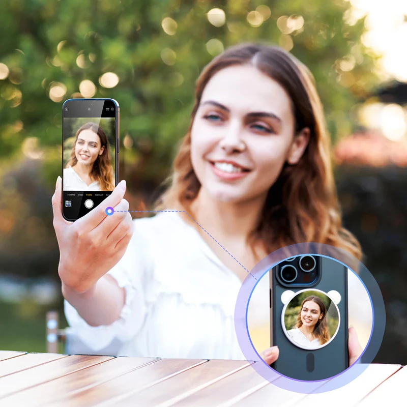 Magnetic Selfie Mirror Smartphone Vlog Live Streaming High-definition Camera Mirror Kit Outdoor Travel Photography Accessories