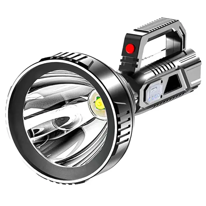 【AUTUMN】Portable 90000LED Super Bright Spotlight Flashlight, 4 Light Modes Camping Handheld Home, USB Rechargeable