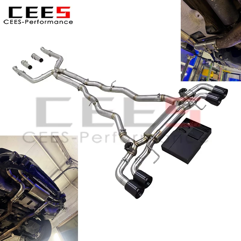 

cees Catback Exhaust 2020-2023 for BMW M850 M850i G14 G15 G16 4.4TT Alpina B8 Exhaust Muffler Modified Sound Valve