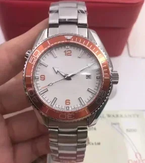 ساعة ميكانيكية للرجال من مارين كوزموس ستانلس ستيل Relogio Masculino أسود أزرق سيراميك عتيق ساعة أوتوماتيكية