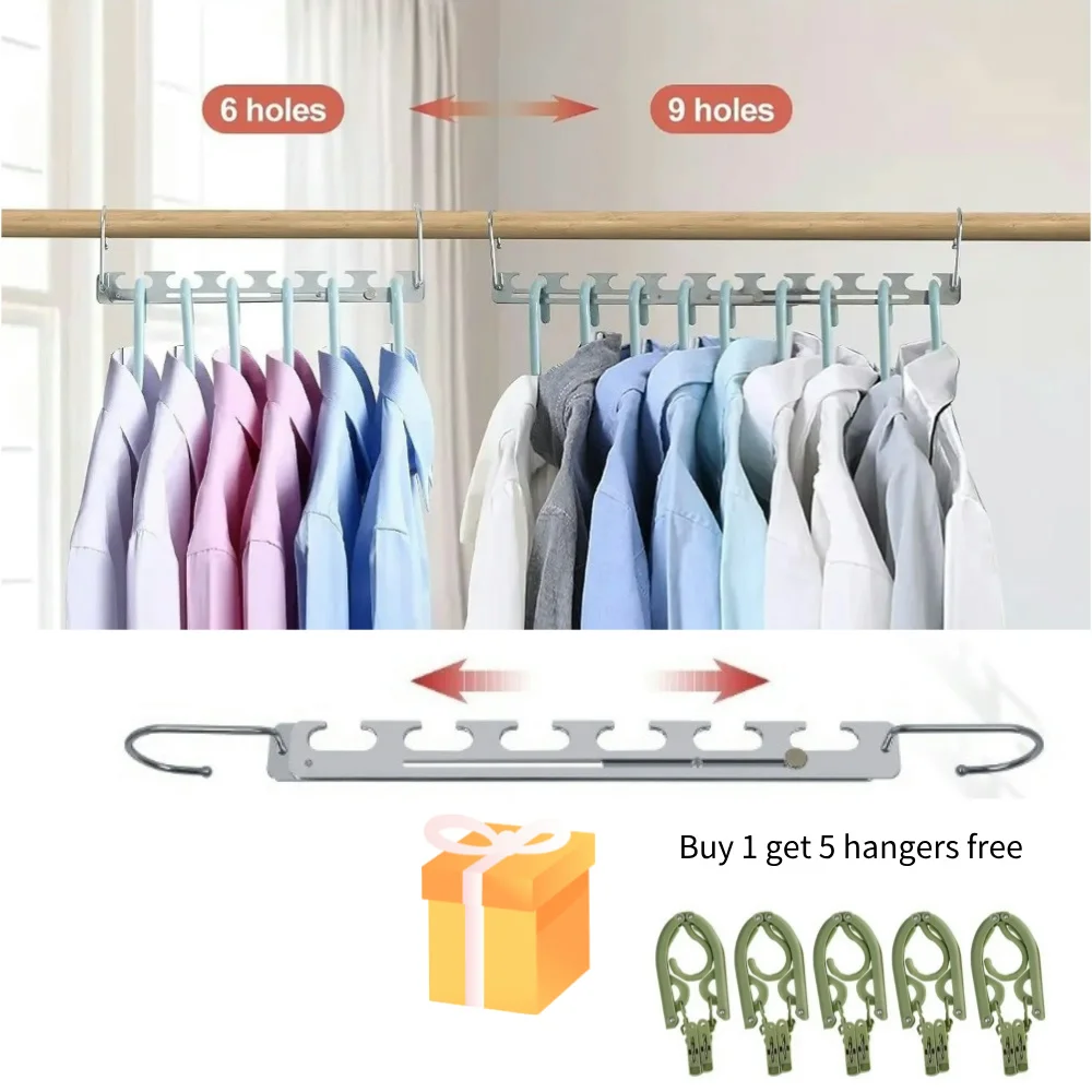 

Stainless Steel Magic Hangers Space Saving Closet Organizers door hanger hook College Dorm Room Essentials Closet Organizers