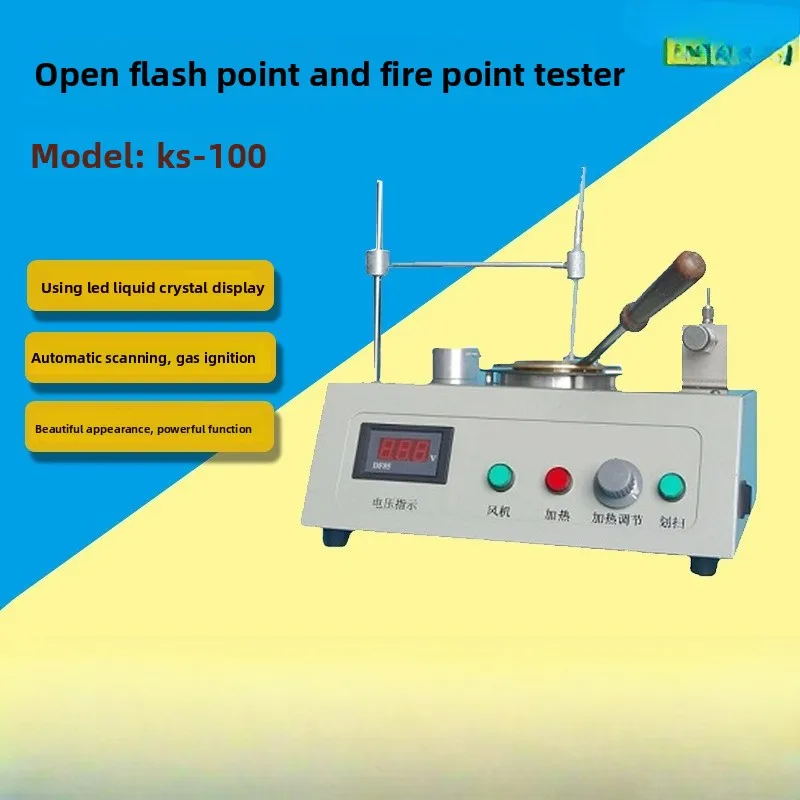Open flash point. Ignition point tester KS-100