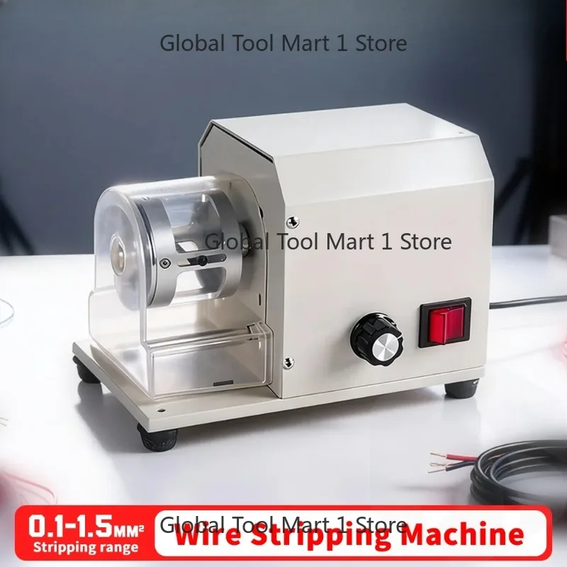 Electric Wire Stripping Machine 40W 0.1-1.5mm² Rubber Wires Twisting Peeling integrated Tools Wire Processing Equipment