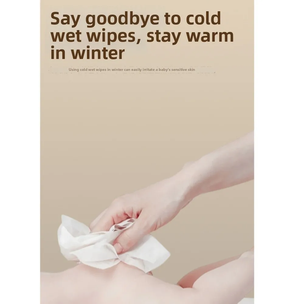 USB Plug-In Portable Wet Wipe Heater 3-Level Temperature Heating Large Capacity Mini Moisturizing Tissues Dispenser/Heater