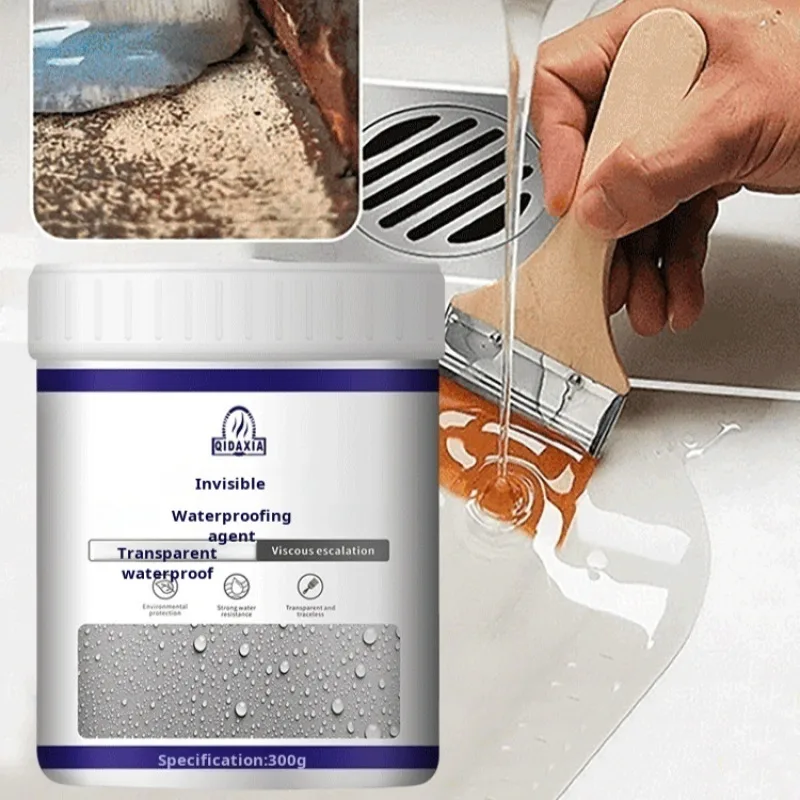 Indoor outdoor wall waterproofing agent moistureproof liquid transparent waterproof glue