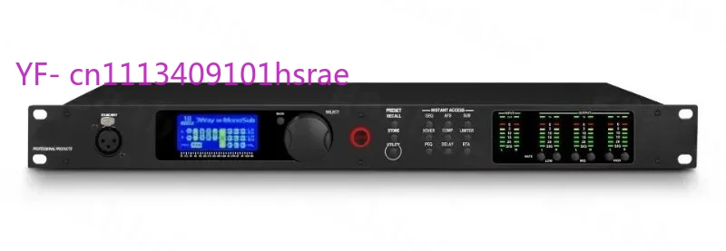 2 In 6 Out Digital Audio Processor Professional Sound Processor Linear Audio System for Bar Stage Live PA Performance Equipment