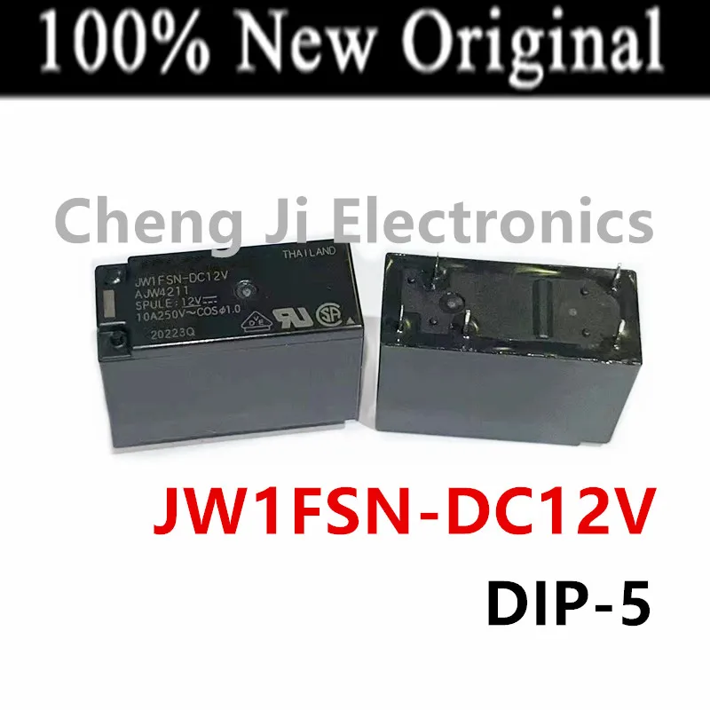 5-10PCS/Lot    JW1FSN-DC24V 、 JW1FSN-DC12V 、 JW1FSN-DC5V    DIP-5  New Original Power Relay  10A    JW1FSN-24VDC    JW1FSN-12VDC