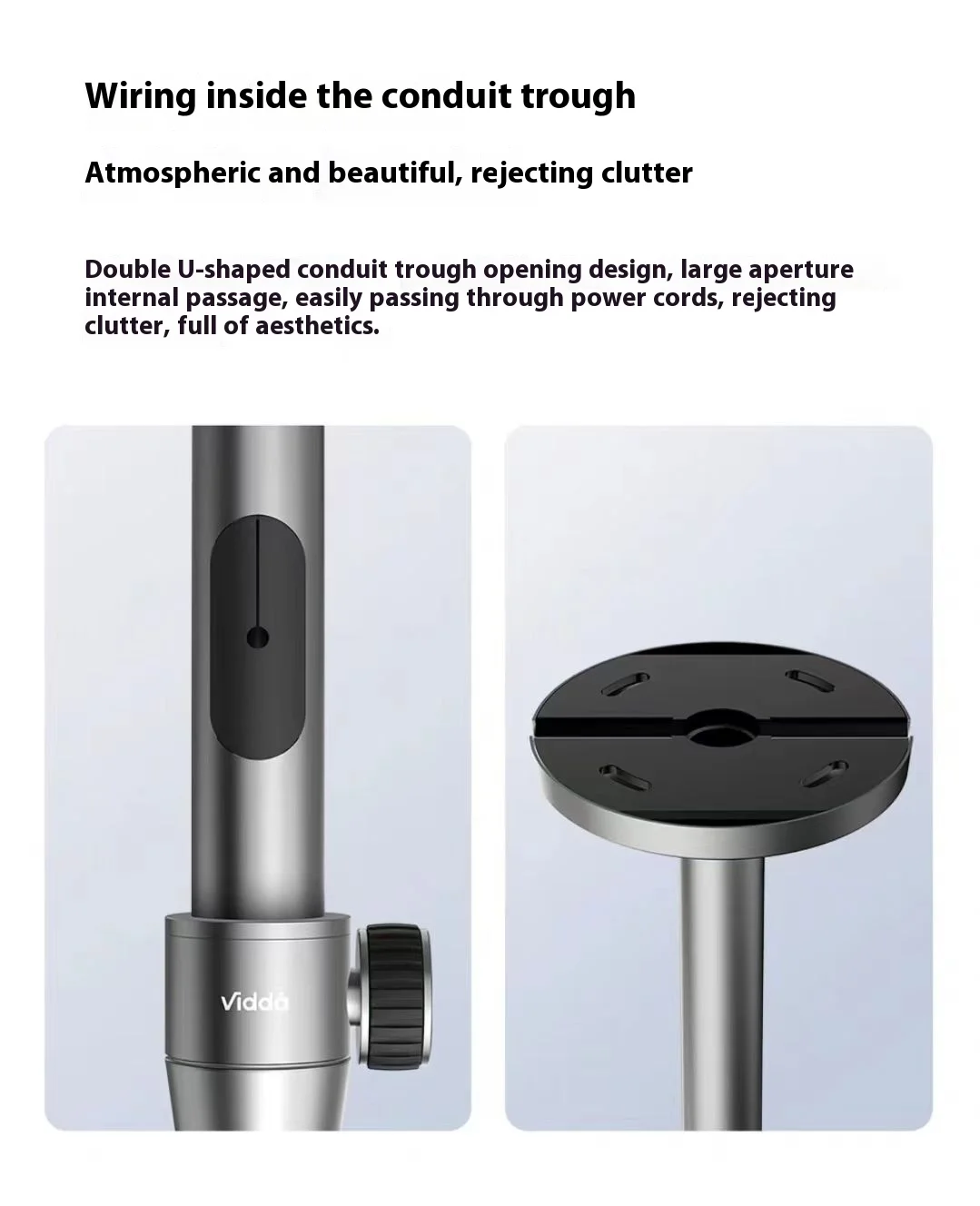 Original ASC6 Projector Ceiling Bracket for Vidda Projector C1/C2/C3 Series,M2Pro,Load Capacity 8kg,1/4 Inch Standard Screws