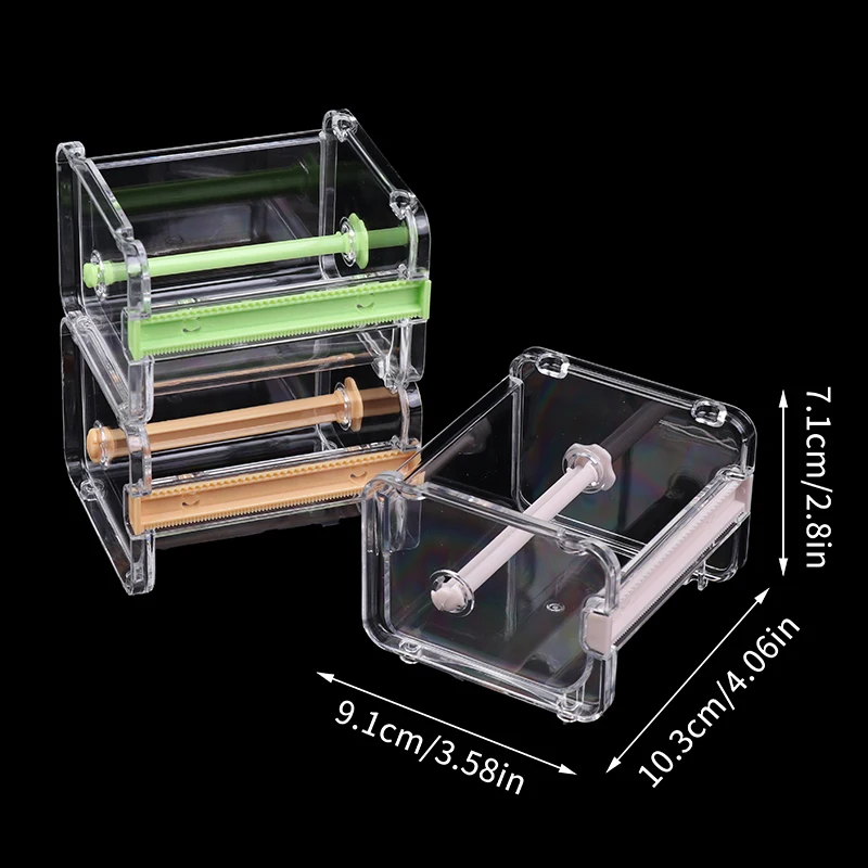 Suporte de fita para extensão de cílios, base para cortador de fita adesiva, dispensador de enxertia de fita acrílica, ferramenta de corte de maquiagem