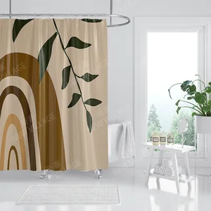 ستارة دش من القماش مقاوم للماء ، إكسسوارات ستارة الحمام ، ديكور بوهو الاسكندنافي ، 180 × 200 ، 240 × 200 أعلى 8 ستارة مبيعات 200x240 - رقم 6