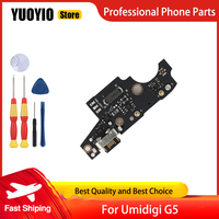 YIOYUO 100% New USB Plug Port Charge Board For Umidigi G5 Phone Perfect Replacement Parts Free Tools