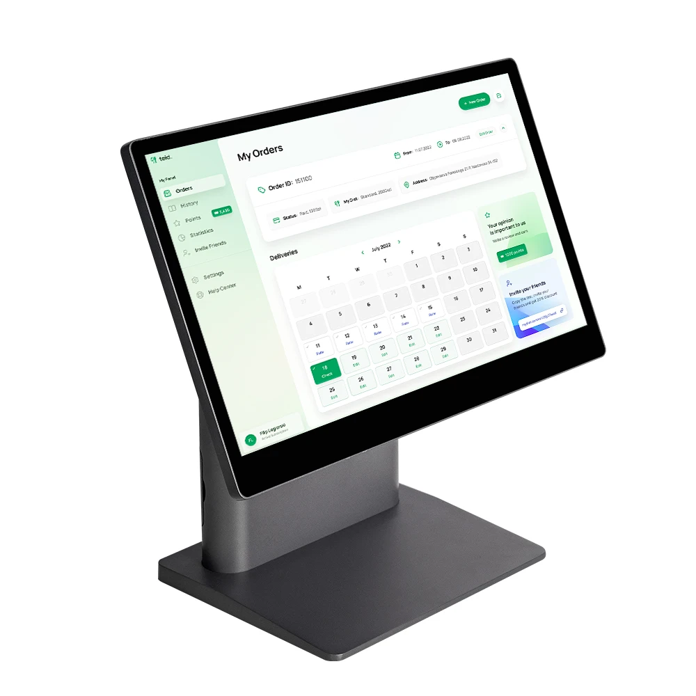 ATV&UTVHBAPOS Latets Supermarket 15.6inch All-in-one Cash Register Windows Touch Screen Point of Sale POS Systems