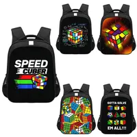 Magic Cube Print Backpack Magic Square Cuber Daypack Children School Bags for Teenager Rucksack Laptop Backpack Book Bag Gift