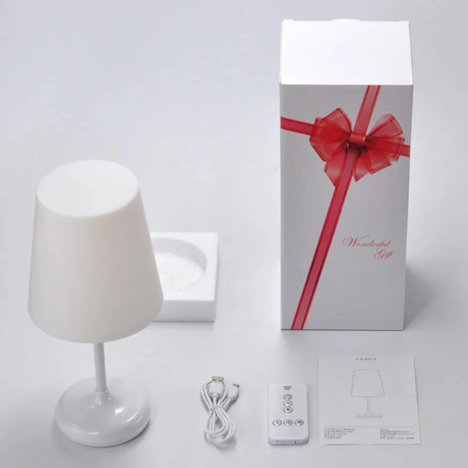 Adjustable Dimmable LED Desk Lamp with Remote Control and USB Charging - Modern Touch Table Lamp for Nighttime Reading with Eye-