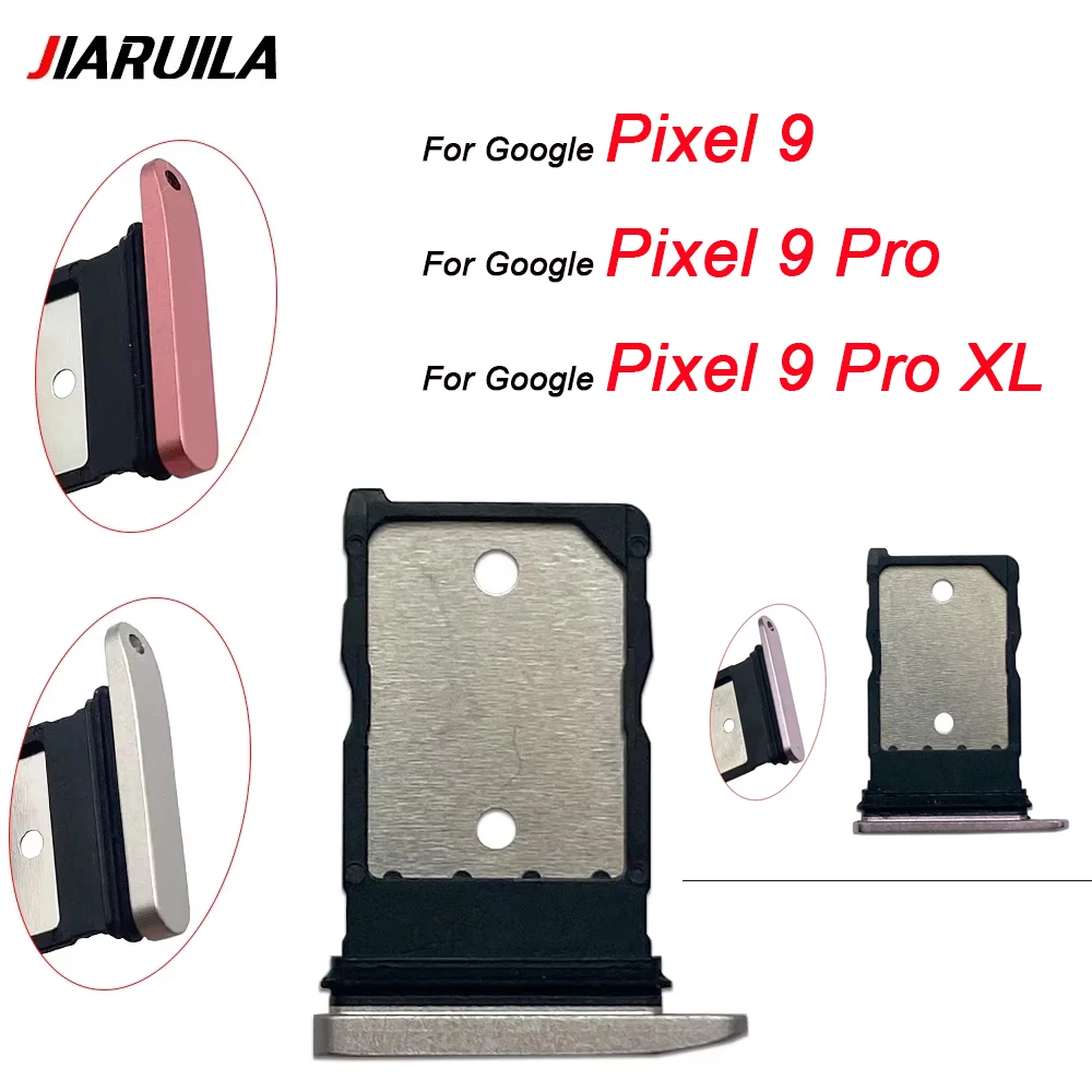 10Pcs , Sim Card Adapter For Google Pixel 9 Pro XL Pixel9 9Pro 5G SIM Holder Single Dual Slot Replacement Parts