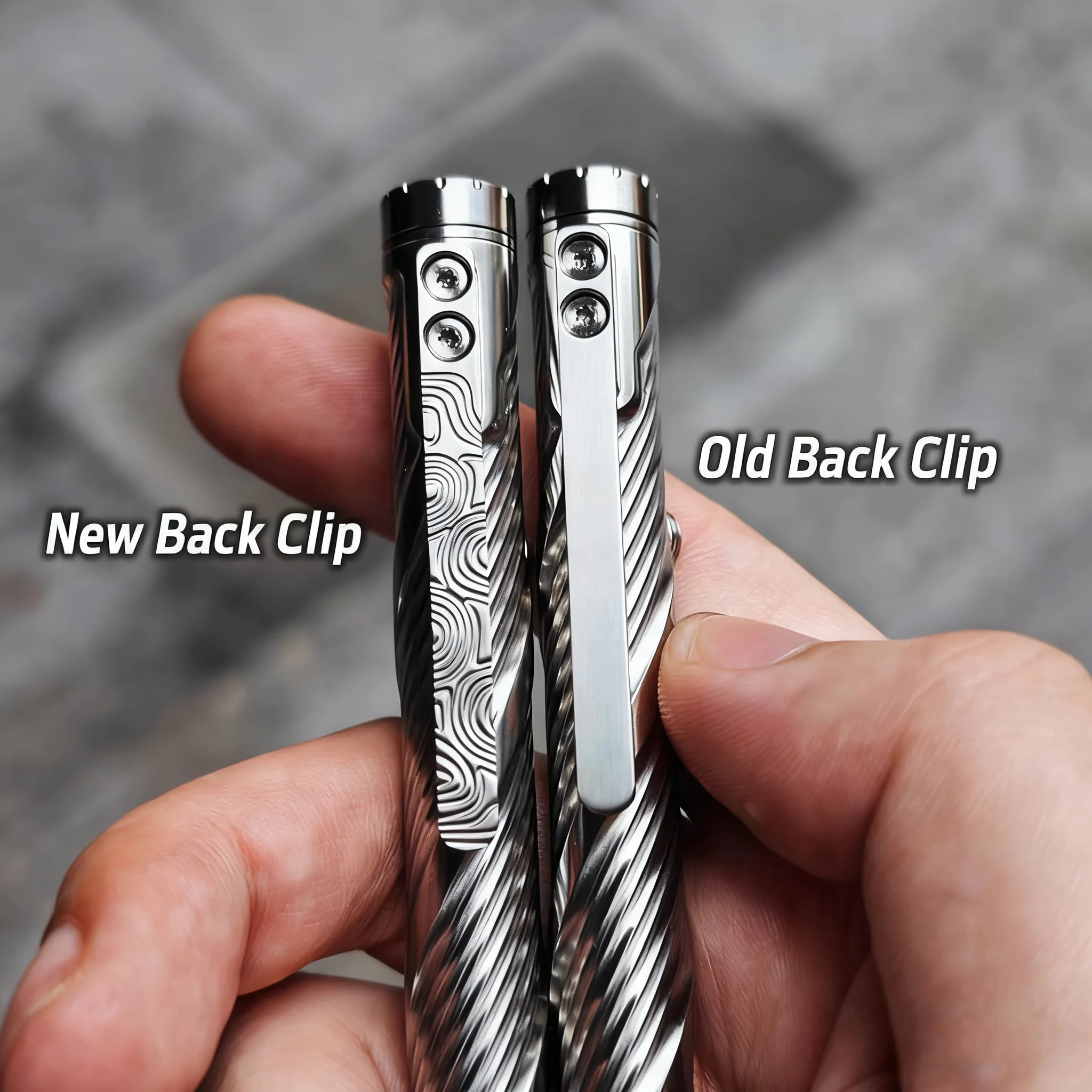 قلم EDC من التيتانيوم مع محمل  - مراجعة Edc Everyday Carry Gear وسعره