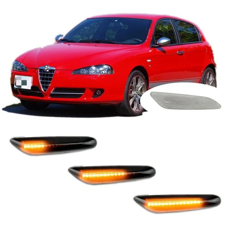 Fit for Alfa Romeo 147 937 2005 2006 2007 2008 2009 2010 Dynamic LED Indicator Side Marker Signal Light Repeater