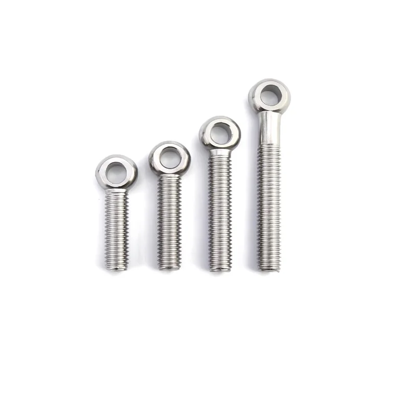 304 stainless steel ring live fish eye screw with hole bolt M5M6M8M10M12M14*20 25 30 35 40 45 50 55 60 70 90 80 100 120 130 150