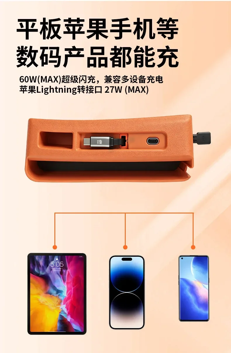 Car Docking Station Fast Charging Telescopic Cable Second Row Seat Expansion Dock Modification For AITO SERES M8 M7 2025 2026 detail image 7