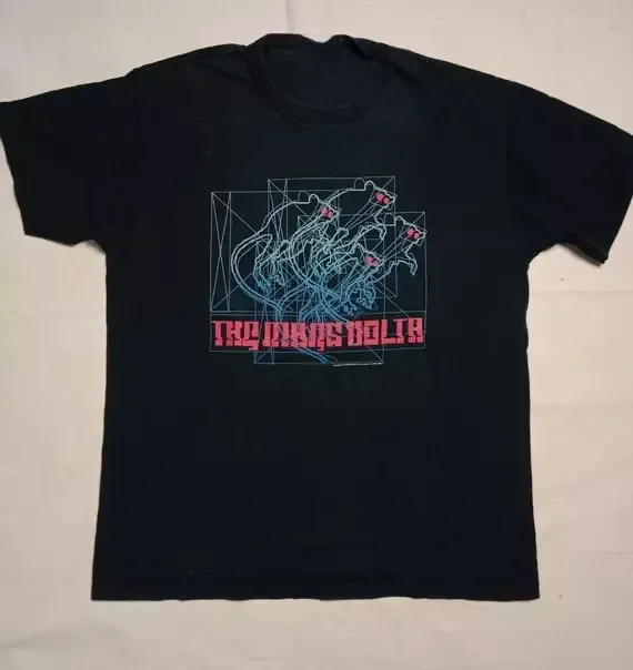2003 The Mars Volta band rat Black 1 Sided T Shirt Full Size S-5XL