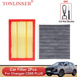 TONLINKER Cabin Air Filter 2Pcs For Changan CS55 Plus 1.5L 1.5AMT SUV Multiple filtering Car Filter OEM:1109190-AW02,8119030-AW0