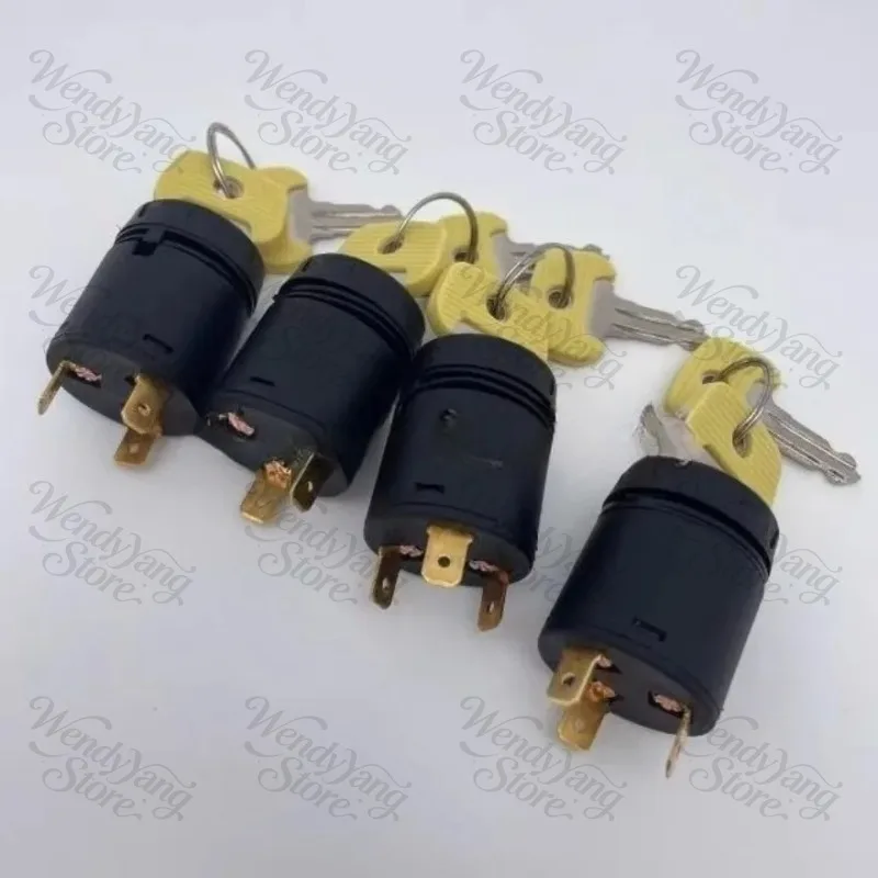 Suitable for 220 Forklift Accessories 701 Ignition Switch/key Switch 28528240, with 2 Keys